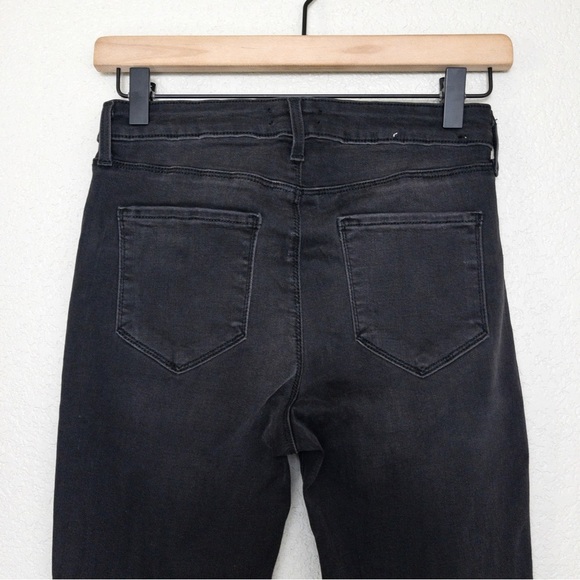 NEW L'Agence Margot High Rise Ankle Skinny Jean 26 Dark Graphite Stretch Cropped - Picture 8 of 10